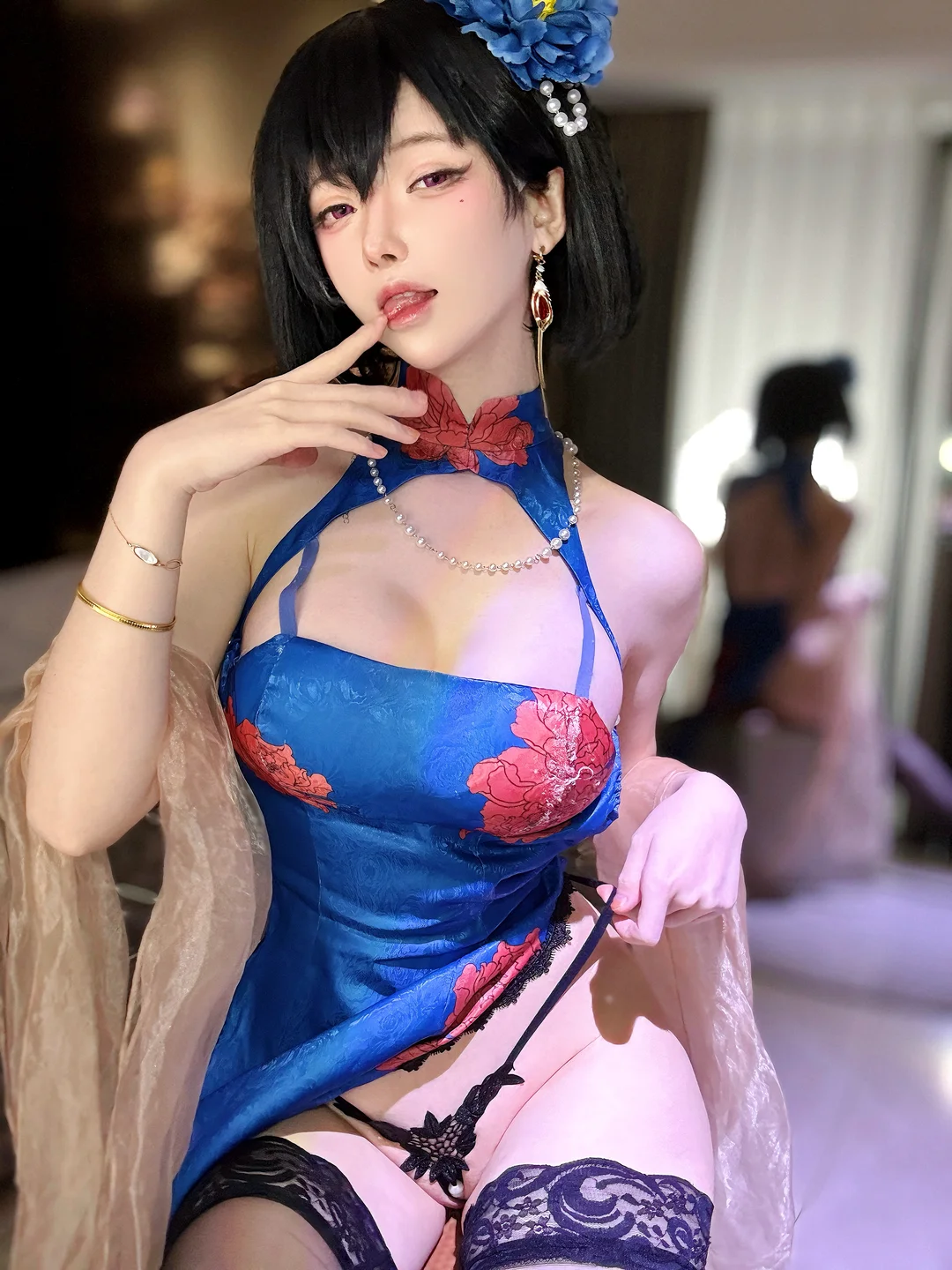 一小央泽 - 碧蓝航线 建武 旗袍 [87P,7V-1.85GB] tg@simisebaisi 【丝足阁】013.webp